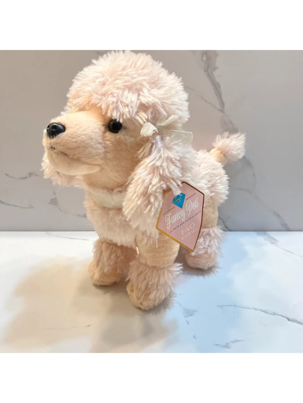 FAO Schwarz "Fancy Pets" Poodle Plush NEW (BIN 5)